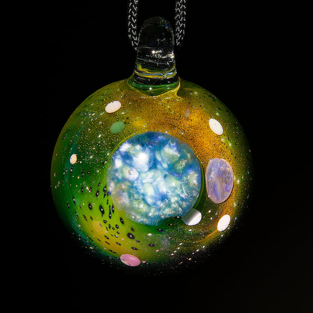 Image of Socially Distant Planet glow  pendant 01