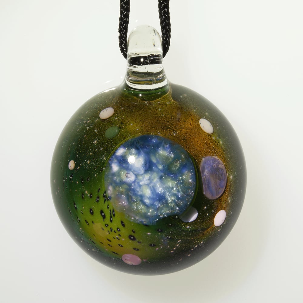 Image of Socially Distant Planet glow  pendant 01