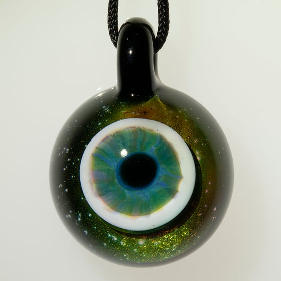 Image of Eyeball Planet Universe Pendant 01