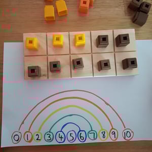 Image of Wooden Tens frame