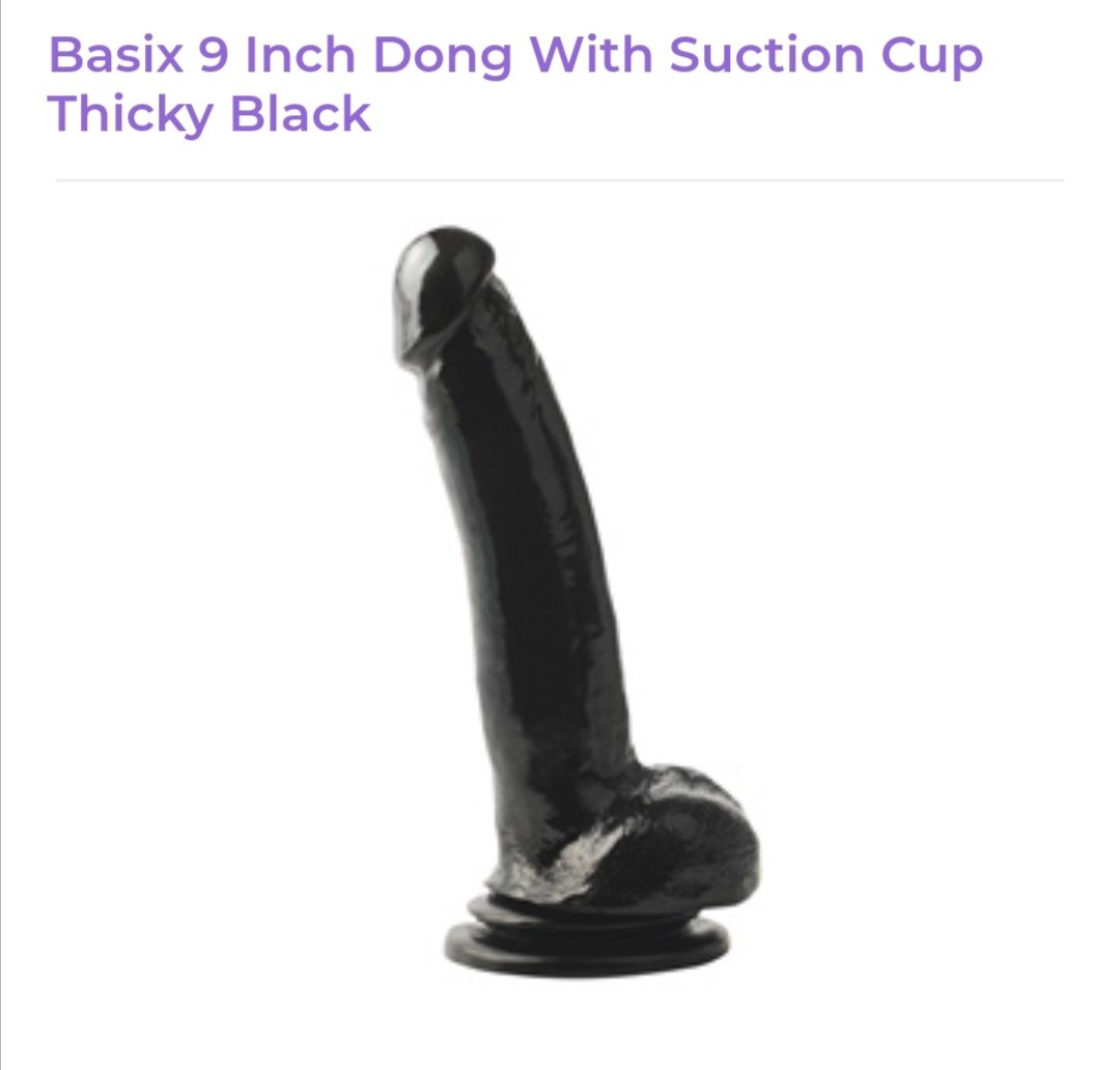 Image of Basix 9 inch song with suction Cup