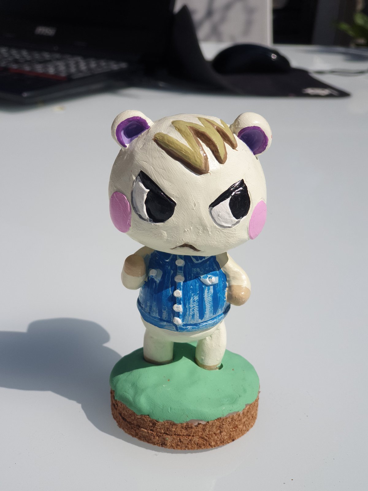 Marshal Animal Crossing Sculpture Strawberry Meadow
