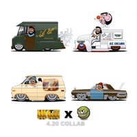 Image 2 of 4/20 COLLAB STiCKER PACK  (CHONG HERBS)