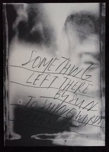Image of SOMETHING LEFT THERE BY SUN TO SHINE WORDS SOMEWHERE, Sergej Vutuc