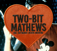 Image 2 of The Outsiders House Museum "Two-Bit" Heart Patch. 