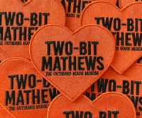 Image 1 of The Outsiders House Museum "Two-Bit" Heart Patch. 