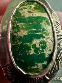 Image 4 of Stone Mountain turquoise necklace with Bukowski quote