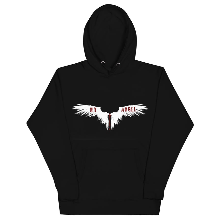 Image of My angel white wings officially licensed under your scars Unisex Hoodie