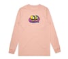 Space Cadet L/S tee pink