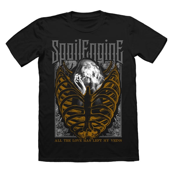 Image of "Golden Cage" Black Shirt