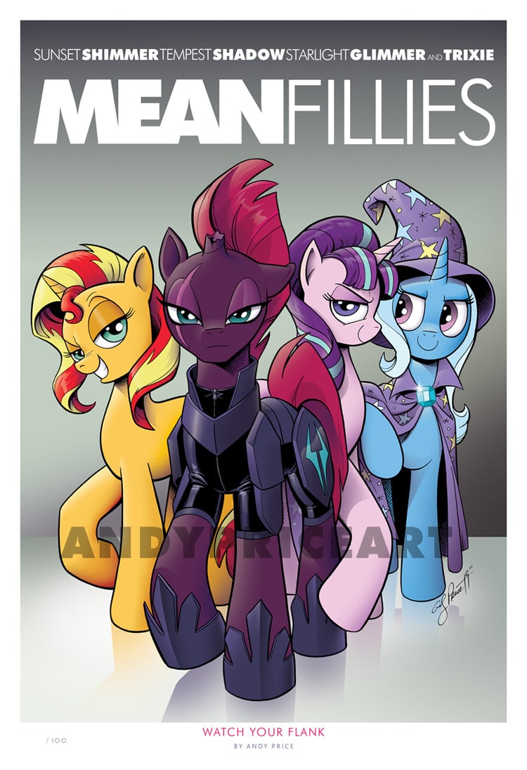 Mean Fillies - Limited Edition Print