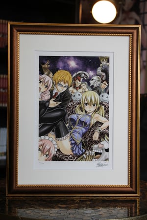 Image of Lucy Heartfilia Celestial Spirit SIGNED HIRO MASHIMA Fairy Tail Exhibition ART PIECE