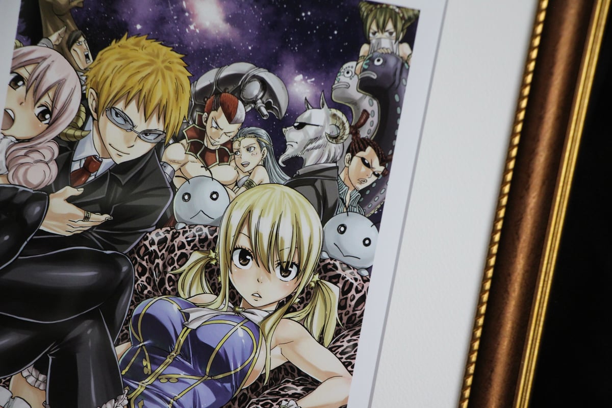 Image of Lucy Heartfilia Celestial Spirit SIGNED HIRO MASHIMA Fairy Tail Exhibition ART PIECE