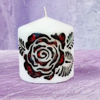 Image of Small Rose Henna Candle