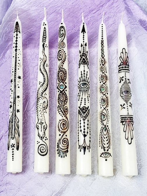 Image of Transformative Beeswax Taper Set