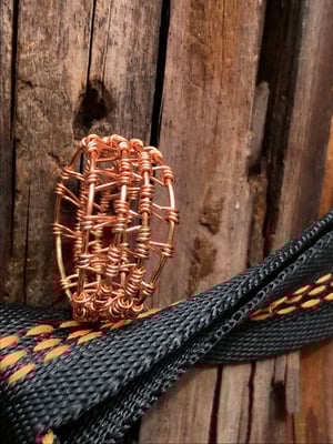 Copper BasketWeave Ring