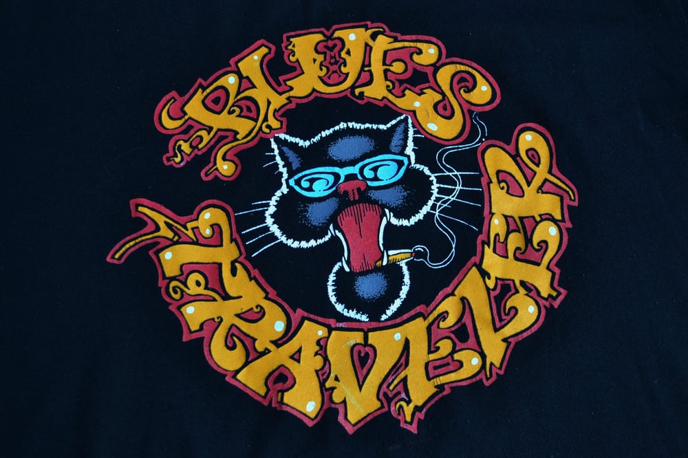 Image of Vintage 1990 Blues Traveler Rock Concert Tour T-Shirt Sz.XL