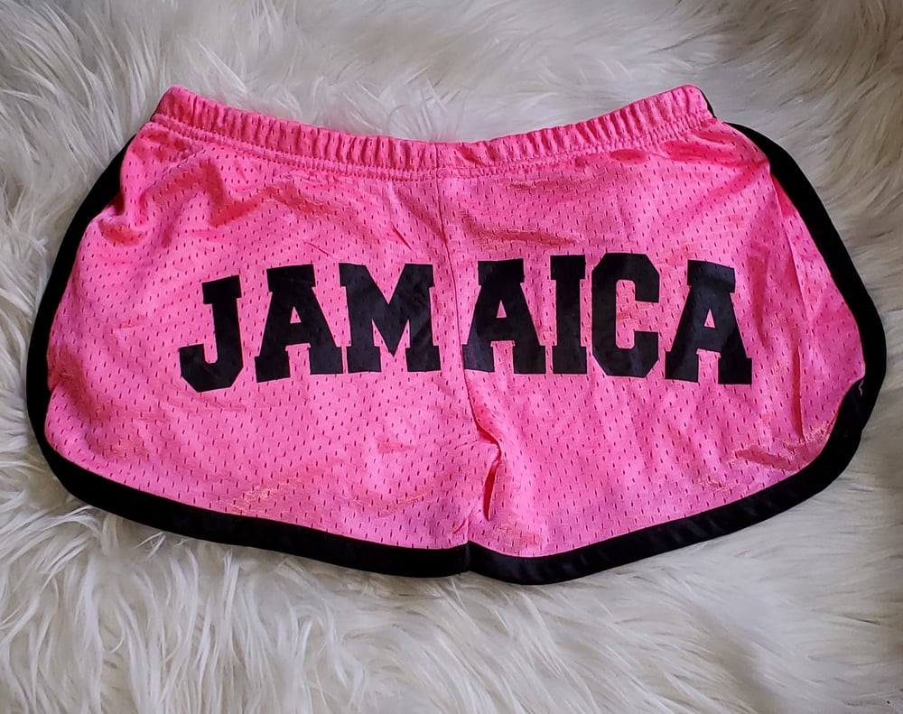 Jamaica Pink jersey shorts 