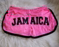 Image 1 of Jamaica Pink jersey shorts 
