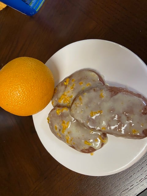 Image of Orange Cocoa Cookies - 1 dozen