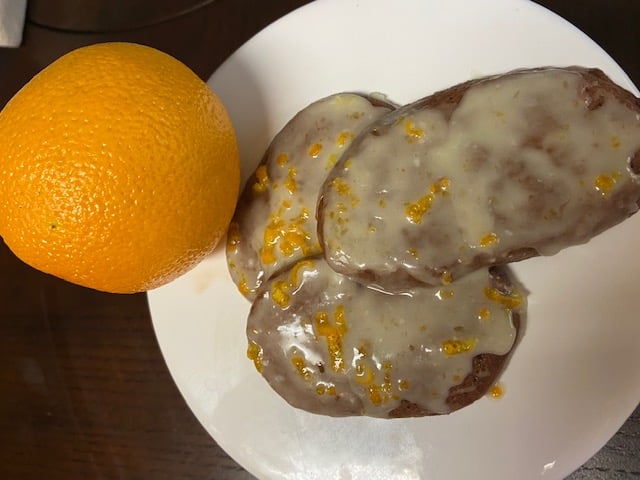 Image of Orange Cocoa Cookies - 1 dozen