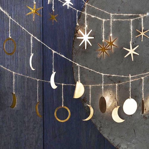 Image of Phases Of The Moon Brass Garland