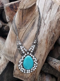 Image 2 of Fatima Crystal Necklace