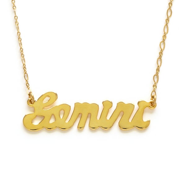 Image of Amano Gemini Zodiac Chain Necklace