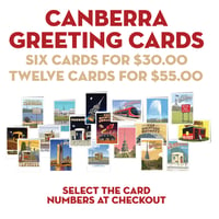 Image 1 of Canberra Greeting Cards six pack