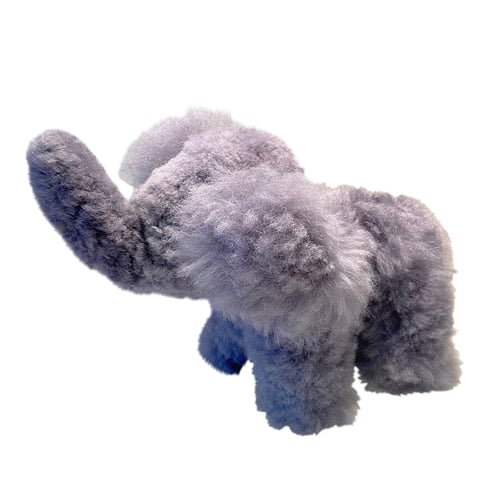 Image of Large STUFFED ALPACA Elephant