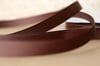 Brown grosgrain ribbon