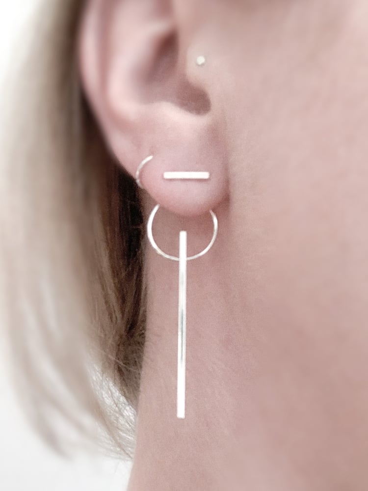 Image of Spindle and Wheel Earrings 