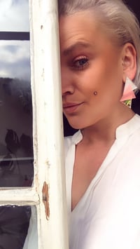 Image 2 of Náušnice Sia pink shine&matt