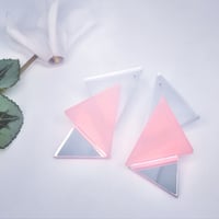 Image 3 of Náušnice Sia pink shine&matt