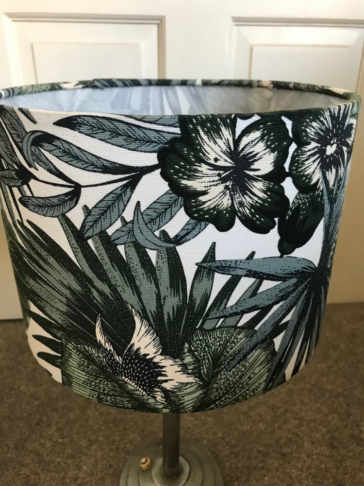 Image of Lampshades - two styles - Botanic Print Lampshade