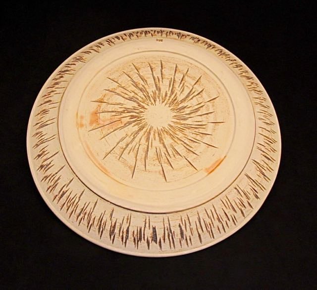 Large etched platter