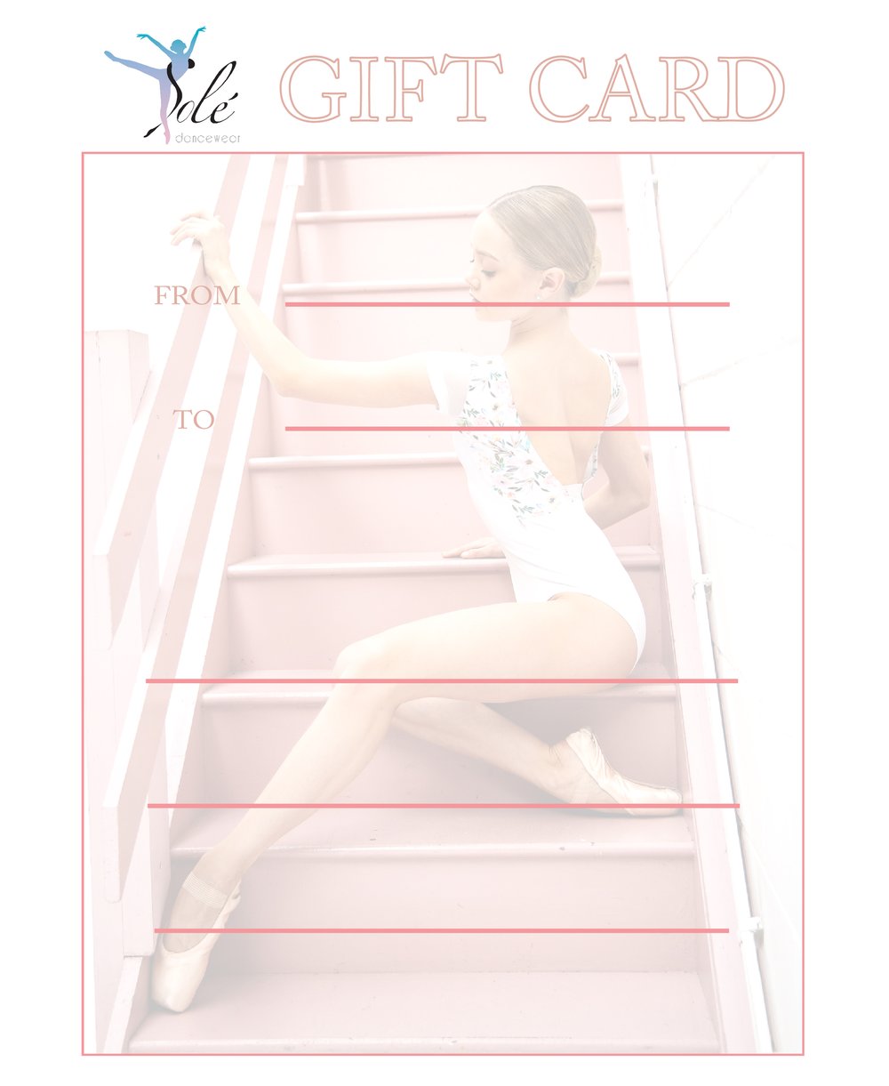Image of Solé GIFT CARD