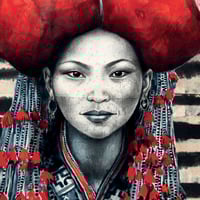 Image 2 of Canva Art Print - "Chez les Dzao rouges"