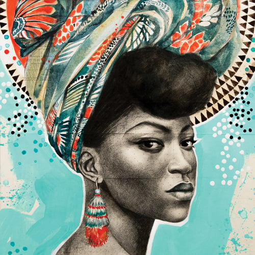 Image of Paper Art Print - "Trinidad en couleur"