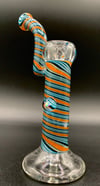 Linework Water Pipe w/Tumbled Opal