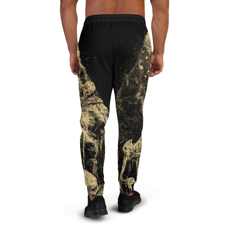 Men's All-Over Print Graveyard Joggers | Heavy Hand Illustration