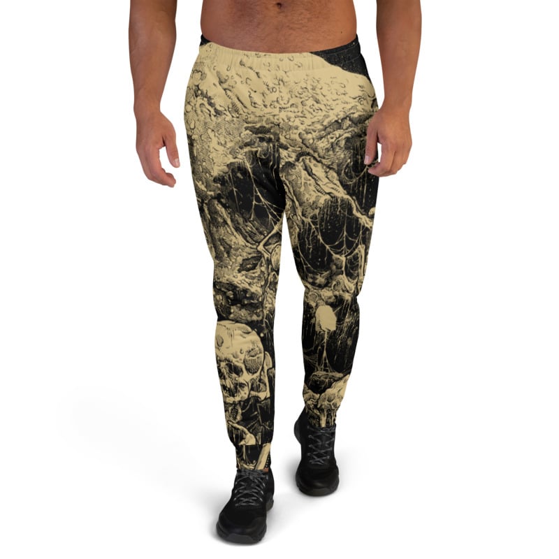 Image of Men's All-Over Print Graveyard Joggers