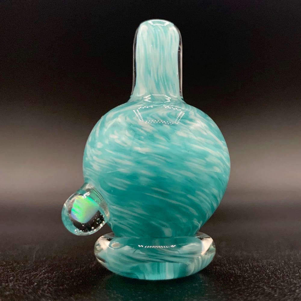 Aqua and White
