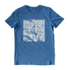 Himmelsblå t-shirt