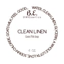 Natural Goats Milk Soap in Clean Linen