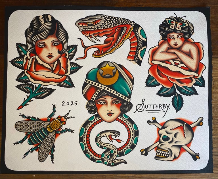 ‘FLASH SHEET’ original painting 