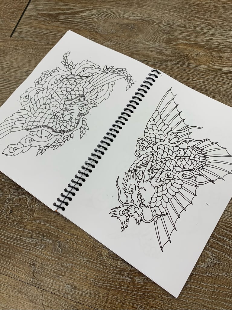 Line drawing Book Image 2