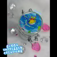 Image 1 of Pikachu Lounging Mini Glass Stash