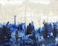 Image 6 of Tiny Silver Landscape on wooden block