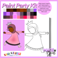 Image 1 of Saarah paint party kit 